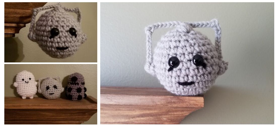 Crochet Mini Cyberman